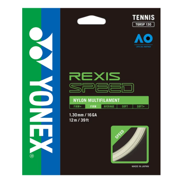 Yonex Rexis Speed 16 Multifilament Poly Tennis String (Natural) 3 Yonex Rexis Speed 16 Multifilament Poly Tennis String (Natural)